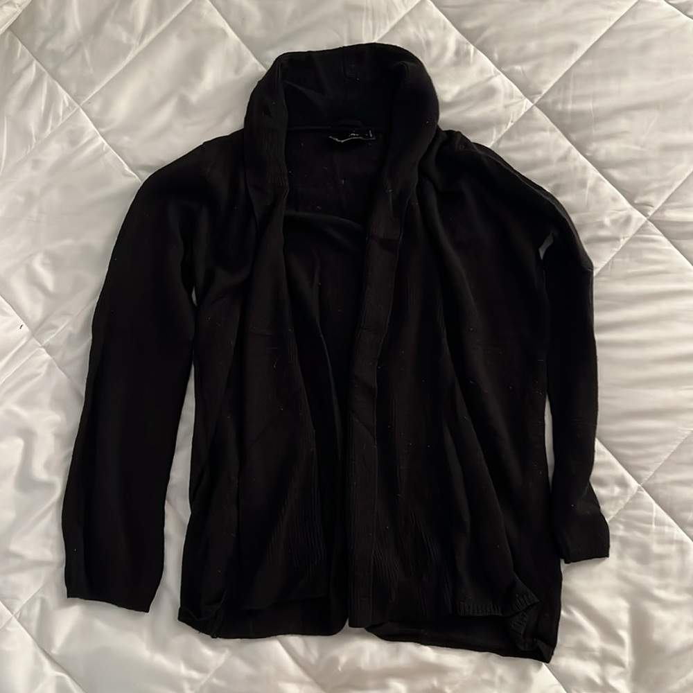Knit open sweater